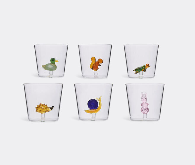 Ichendorf Milano 'Animal Farm' assorted tumblers, set of six MULTICOLOUR ICMI22ANI606MUL