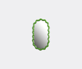&amp;k Amsterdam &#39;Zigzag&#39; mirror, green GREEN AMST25MIR260GRN