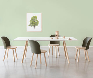 Magis 'Alpina' chair, olive green OLIVE MAGI22ALP295GRN