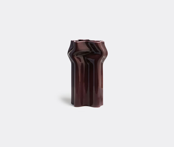 Nuove Forme 'Extruded Shape Vase', burgundy