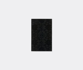 Dolce&amp;Gabbana Casa Jacquard bath mat with D&amp;G logo, black BLACK DGCA25BLA684BLK