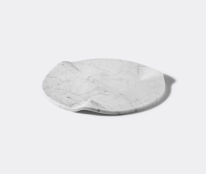 Marsotto Edizioni 'Telo' round tray WHITE MAED23TEL658WHI