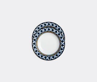 La DoubleJ 'Odysseus' soup plate, set of two BLUE LADJ24SOU724BLU
