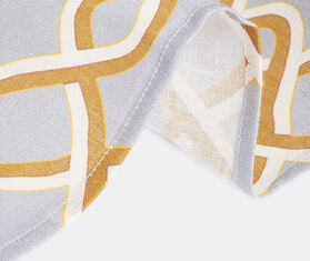 La DoubleJ &#39;Tackle&#39; large napkin, set of two, turquoise TURQUOISE LADJ25LAR984MUL