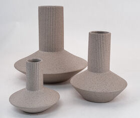 XLBoom &#39;Rome&#39; vase, large, sand BEIGE XLBO24ROM196BEI