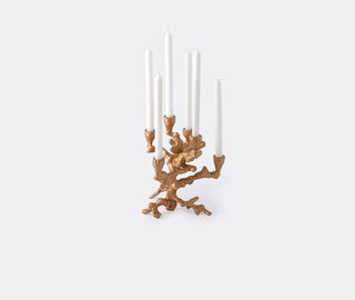 POLSPOTTEN 'Apple Tree' candle holder, small GOLD POLS22CAN389GOL