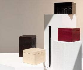 Zanat 'Branco' box, tall, brown MULTICOLOUR ZANA20BRA992BRW