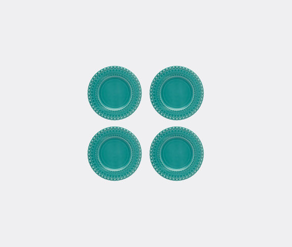 Bordallo Pinheiro Fantasia - Set Of 4 Dessert Plates 22 Acqua Green undefined ${masterID} 2