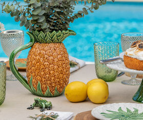 Bordallo Pinheiro &#39;Anan&aacute;s&#39; pitcher MULTICOLOUR BOPI22ANA444MUL