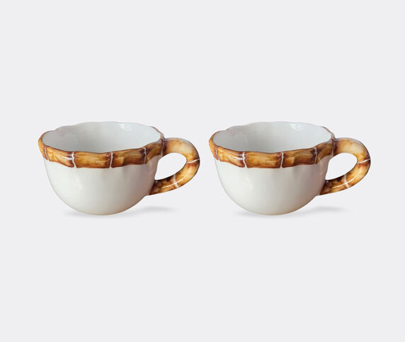 Les-Ottomans 'Bamboo' cappuccino cup, set of two multicolor OTTO23BAM919MUL