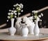 Schönbuch 'Blossom' vase, set of six, white  SCHO22BLO137WHI