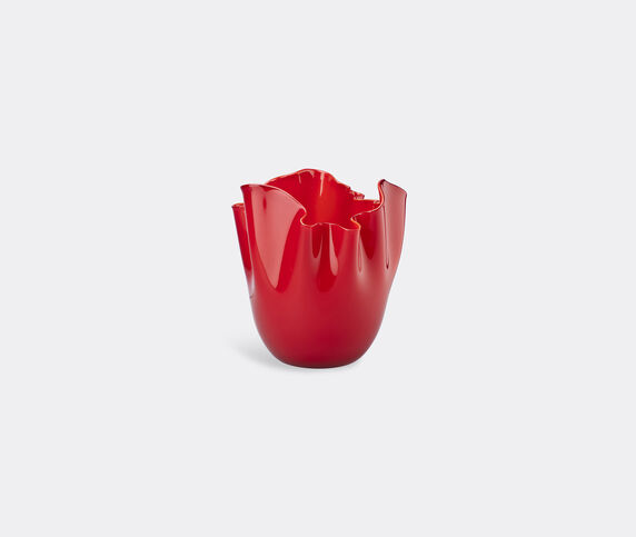 Venini 'Fazzoletto Opalino' vase, M, red red VENI19FAZ629RED