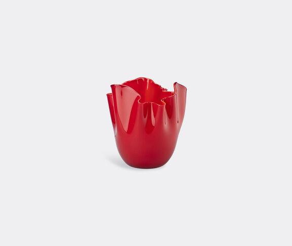 Venini 'Fazzoletto Opalino' vase, M, red red ${masterID}
