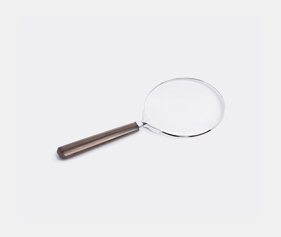 Lorenzi Milano Wood magnifying glass, small Brown ${masterID}
