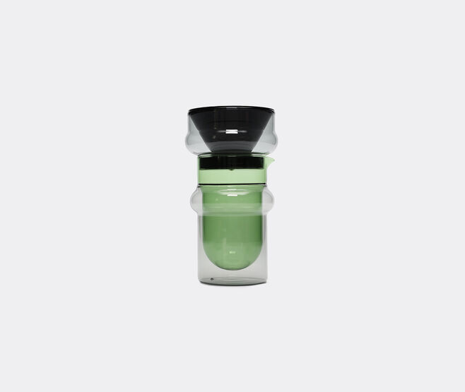 Tom Dixon 'Bump' carafe and filter set, green and grey MULTICOLOUR TODI24BUM263GRN