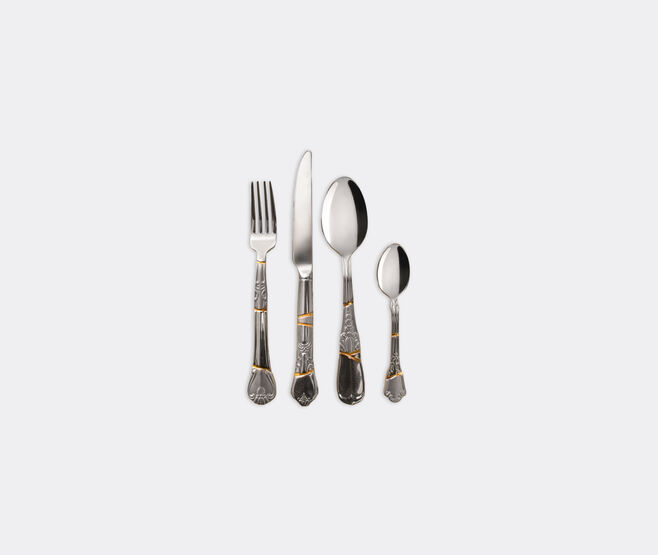 Seletti 'Kintsugi Cutlery', set of four GOLD SELE23KIN605GOL