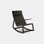 Poltrona Frau 'don'do' Rocking Chair -  Seating Brown Uni