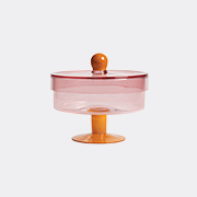 &k Amsterdam 'duo' Jar, Pink Multicolor -  Tea And Coffee Multicolor Uni