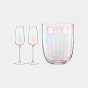 LSA International 'pearl' Champagne Set -  Glassware White Uni