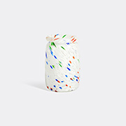 Hay 'splash' Vase, Medium, White Dot -  Vases White Dot Uni