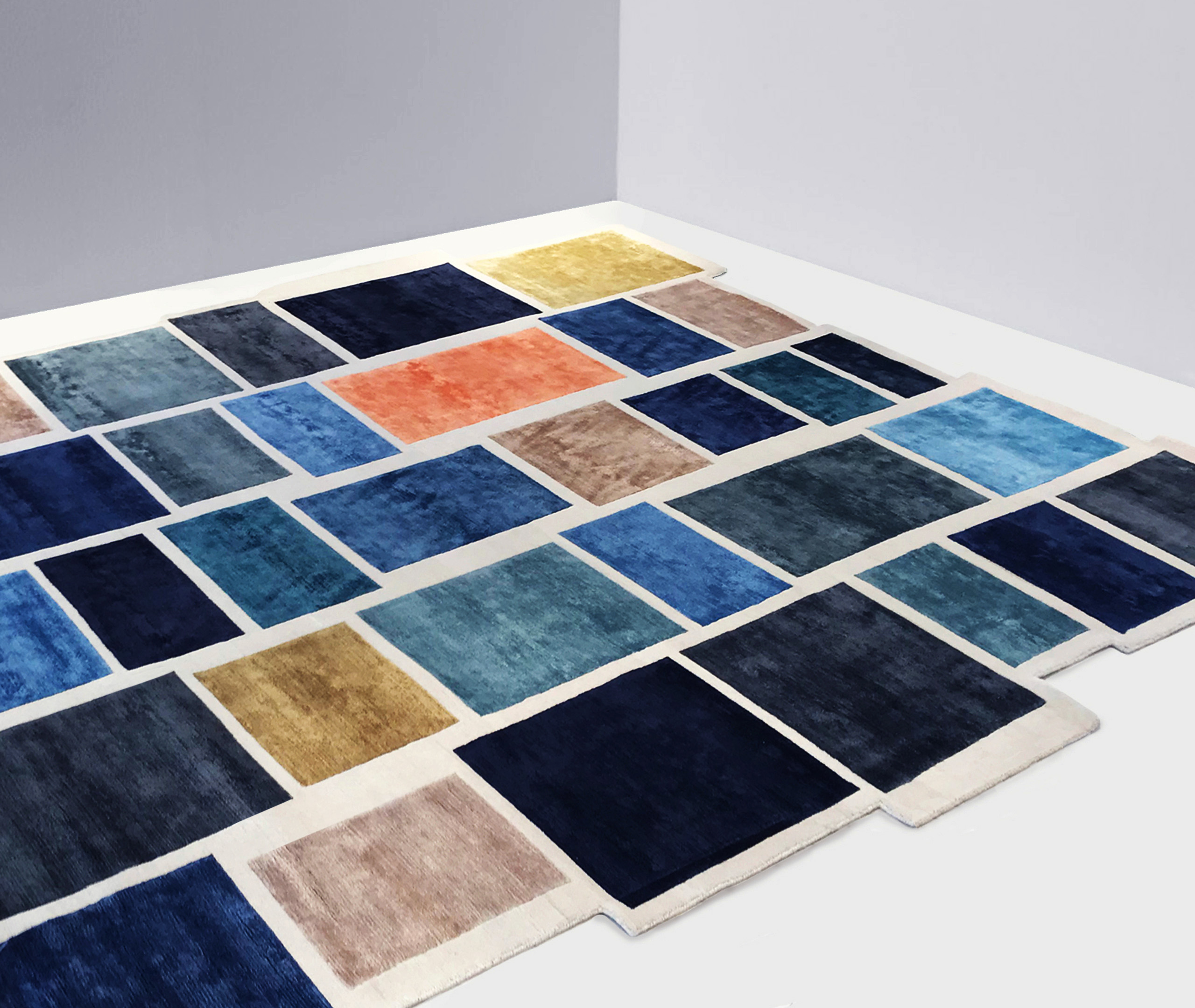 Illulian Rugs Multicolour Uni In Multicolour