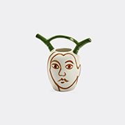 Serax X Shurleey Sapote Santiago De Borja Hand Painted Vase In Neutral