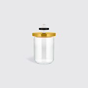 Alessi '100 Values Collection' Glass Jar, Yellow -  Kitchen And Tools White,black,yellow 1