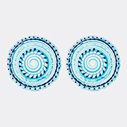 Aquazzura Casa 'alegria' Dinner Plate, Set Of Two, Blue -  Tableware Blue Uni