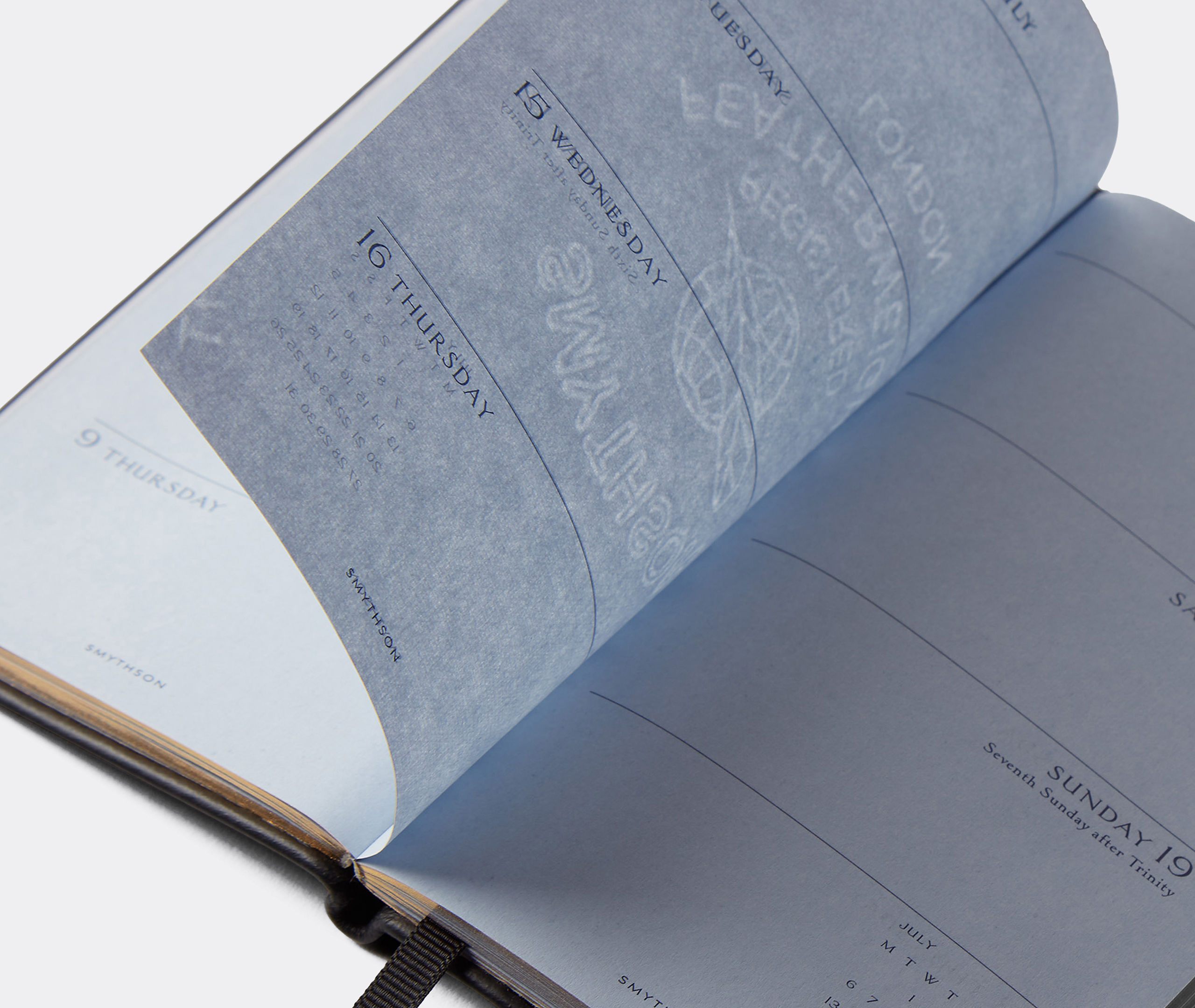 Smythson 2026 Pocket Panama Weekly Diary In Black