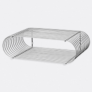 AYTM 'curva' Shelf, Silver -  Room Organising Silver Uni