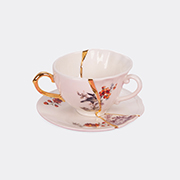Seletti 'kintsugi' Teacup And Saucer, Multicolor -  Tea And Coffee Multicolor Uni