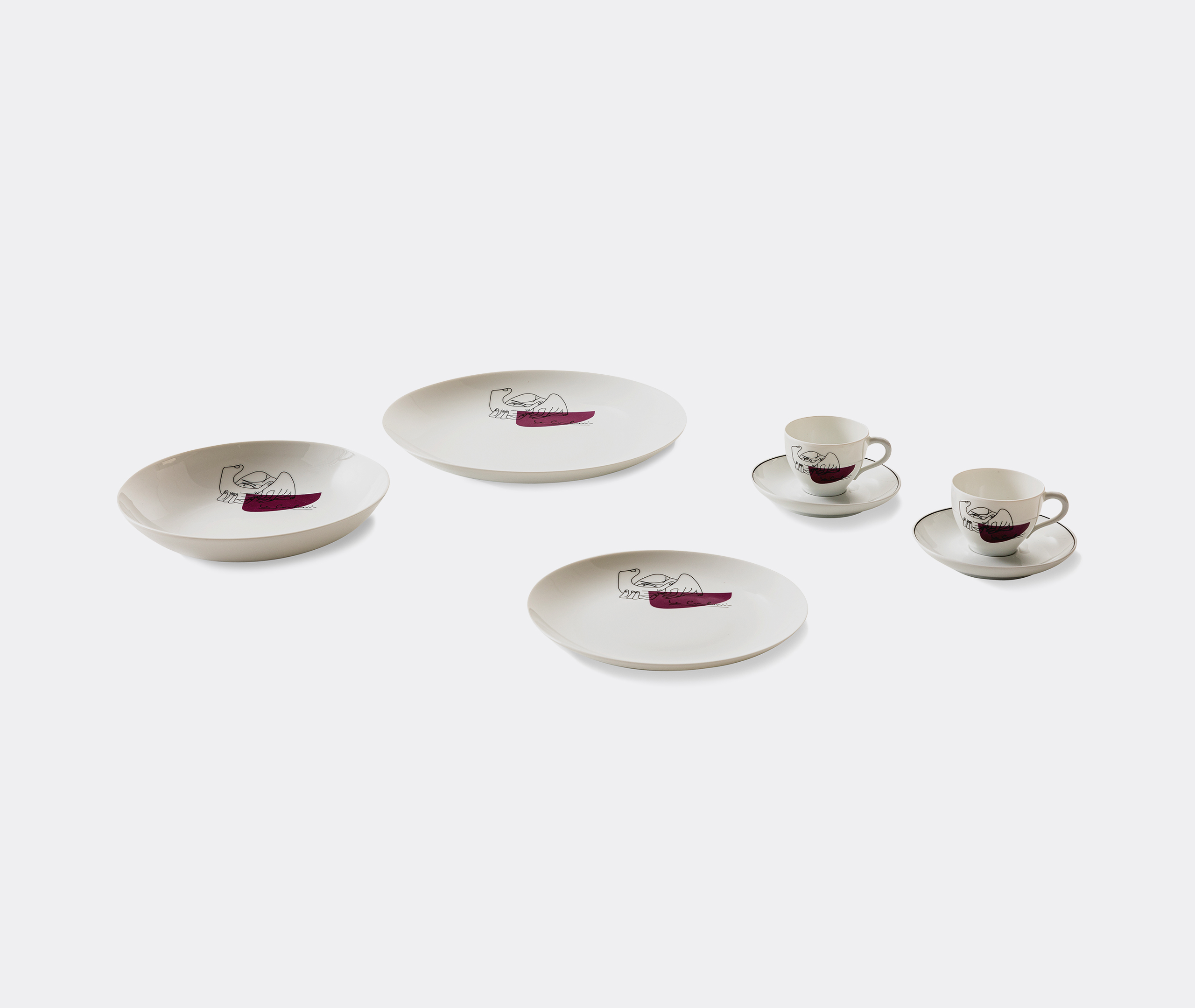 Cassina Tableware White Uni In White