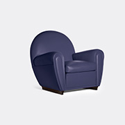 Poltrona Frau 'vanity Fair Xc' Armchair, Belladonna -  Seating Purple Uni
