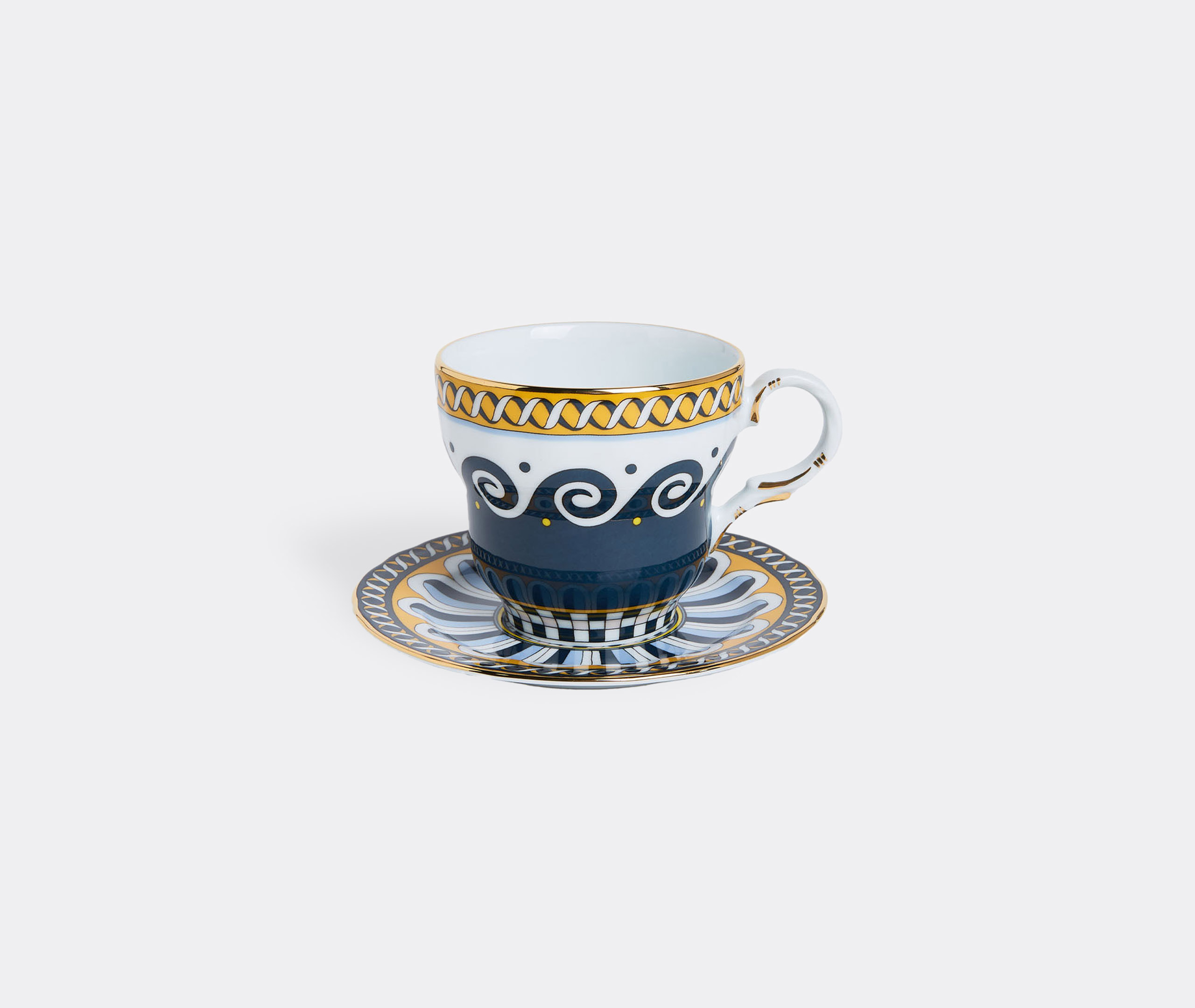 La Doublej Big Mama Cup And Saucer In Multicolor