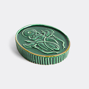 La DoubleJ 'scarab' Incense Holder, Forest Green -  Candlelight And Scents Multicolor Uni