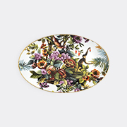 Simone Guidarelli Home 'jungle' Oval Platter, Multicolor -  Serving And Trays Multicolour Uni