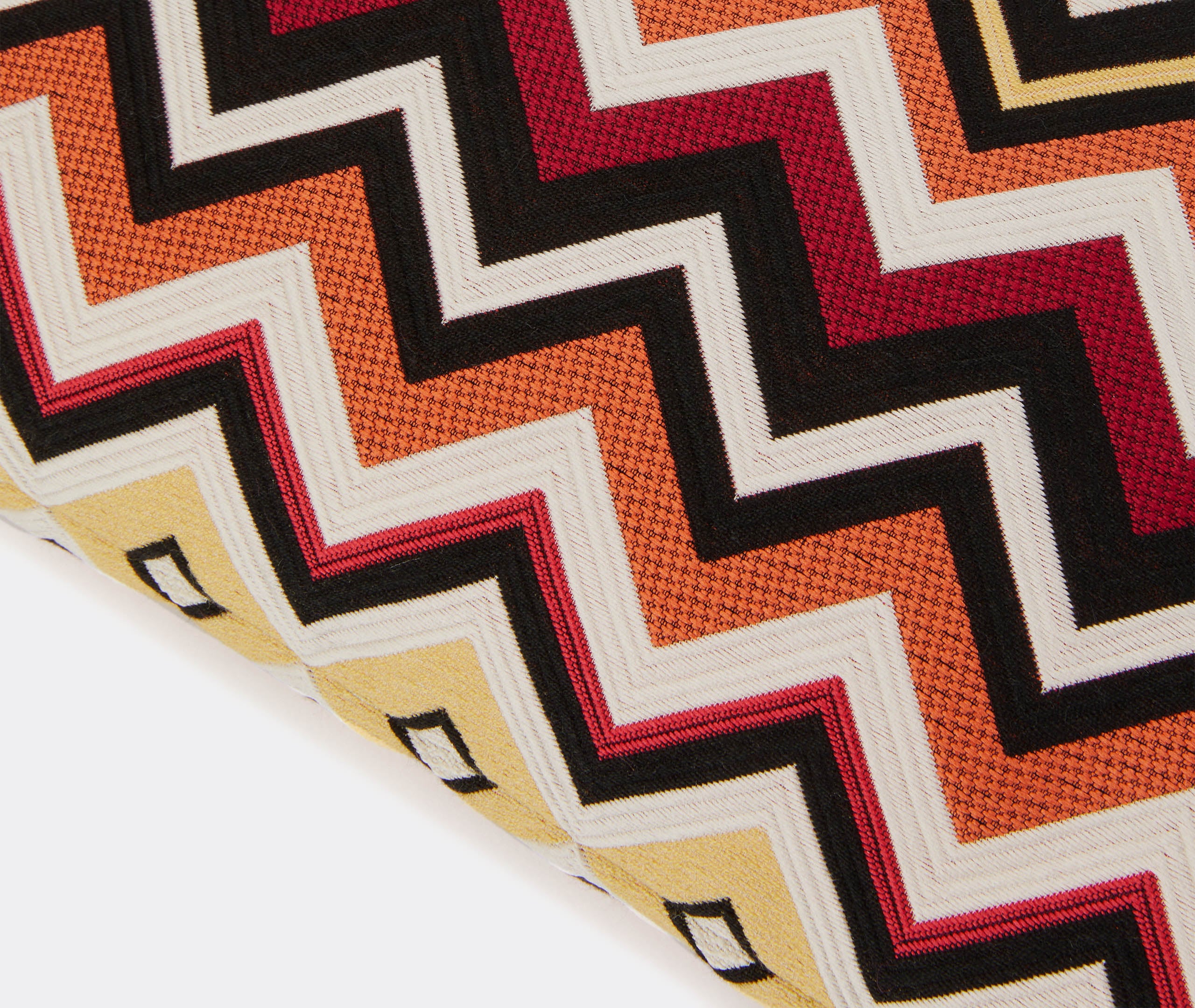 Missoni Small Belfast Zigzag-pattern Cushion In Multi
