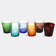 POLSPOTTEN 'blossom' Tumbler, Set Of Six -  Glassware Multicolor Uni
