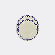 House of Capricorn 'viana' Soup Plate, Set Of Two, Blue -  Tableware Blue Uni
