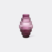 POLSPOTTEN 'steps' Vase, Purple, Extra Large -  Vases Dark Purple Uni