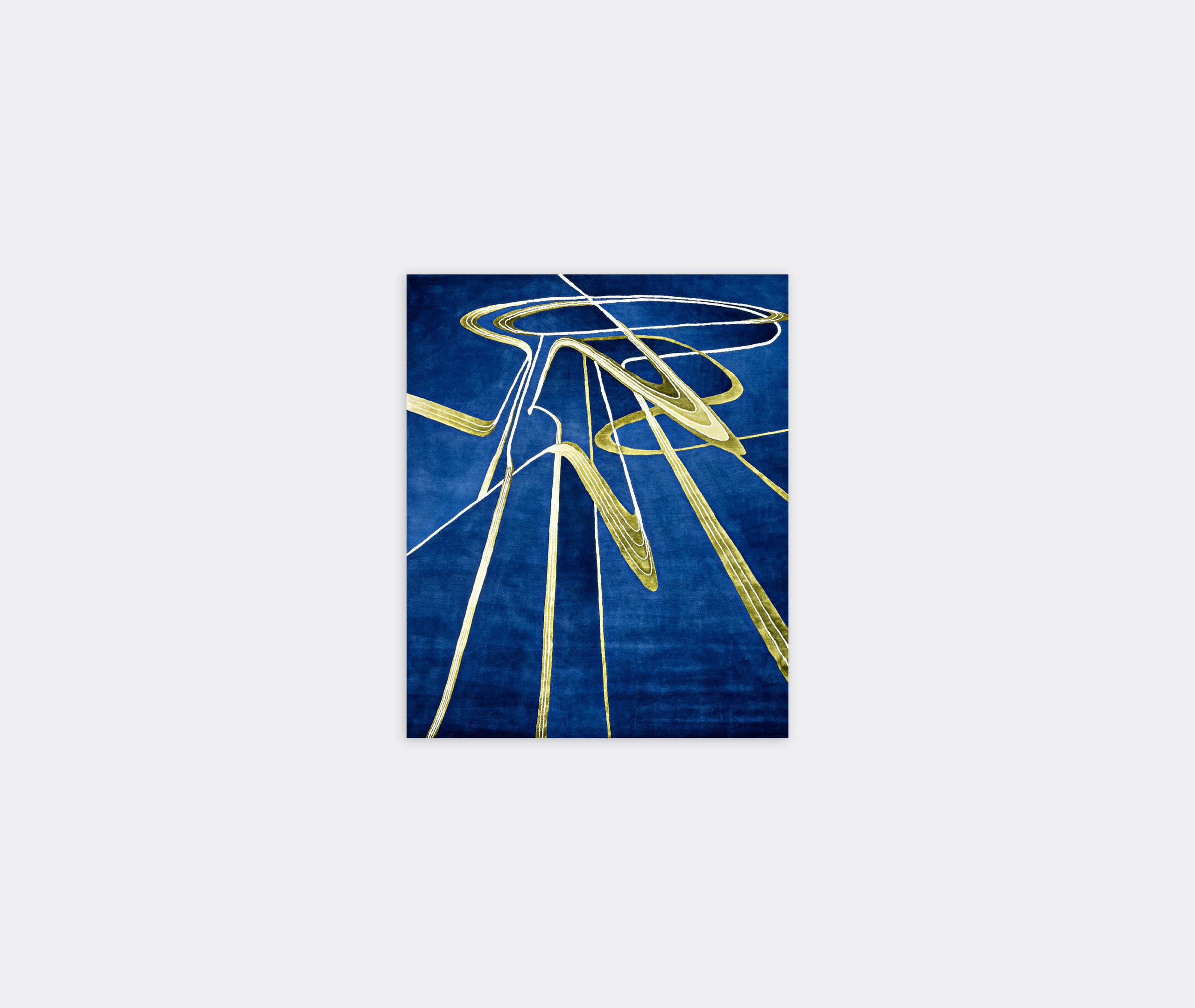 Illulian Rugs Blue Uni In Blue