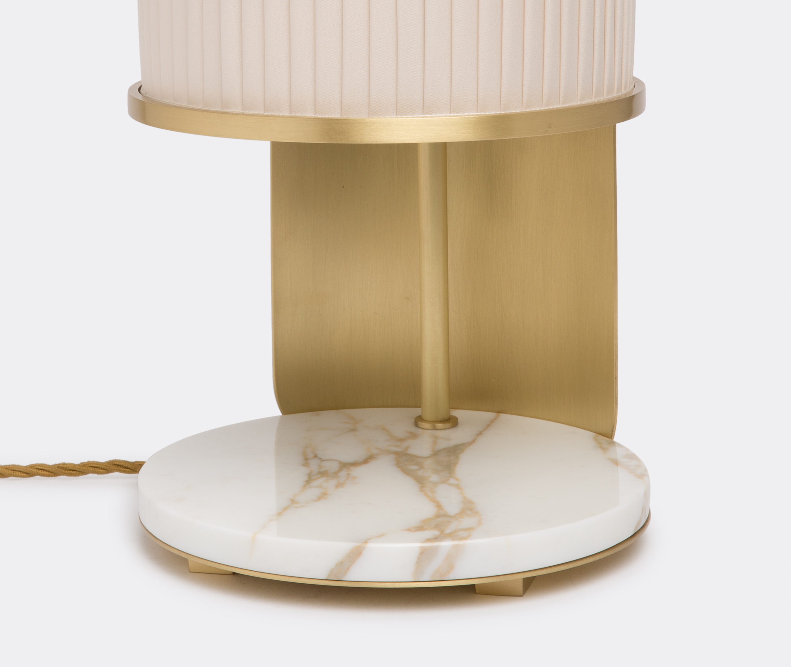 Marta Sala Éditions Lighting Mat Brass Uni In Mat Brass