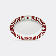 Ginori 1735 'labirinto' Oval Platter, Red -  Serving And Trays Red Uni