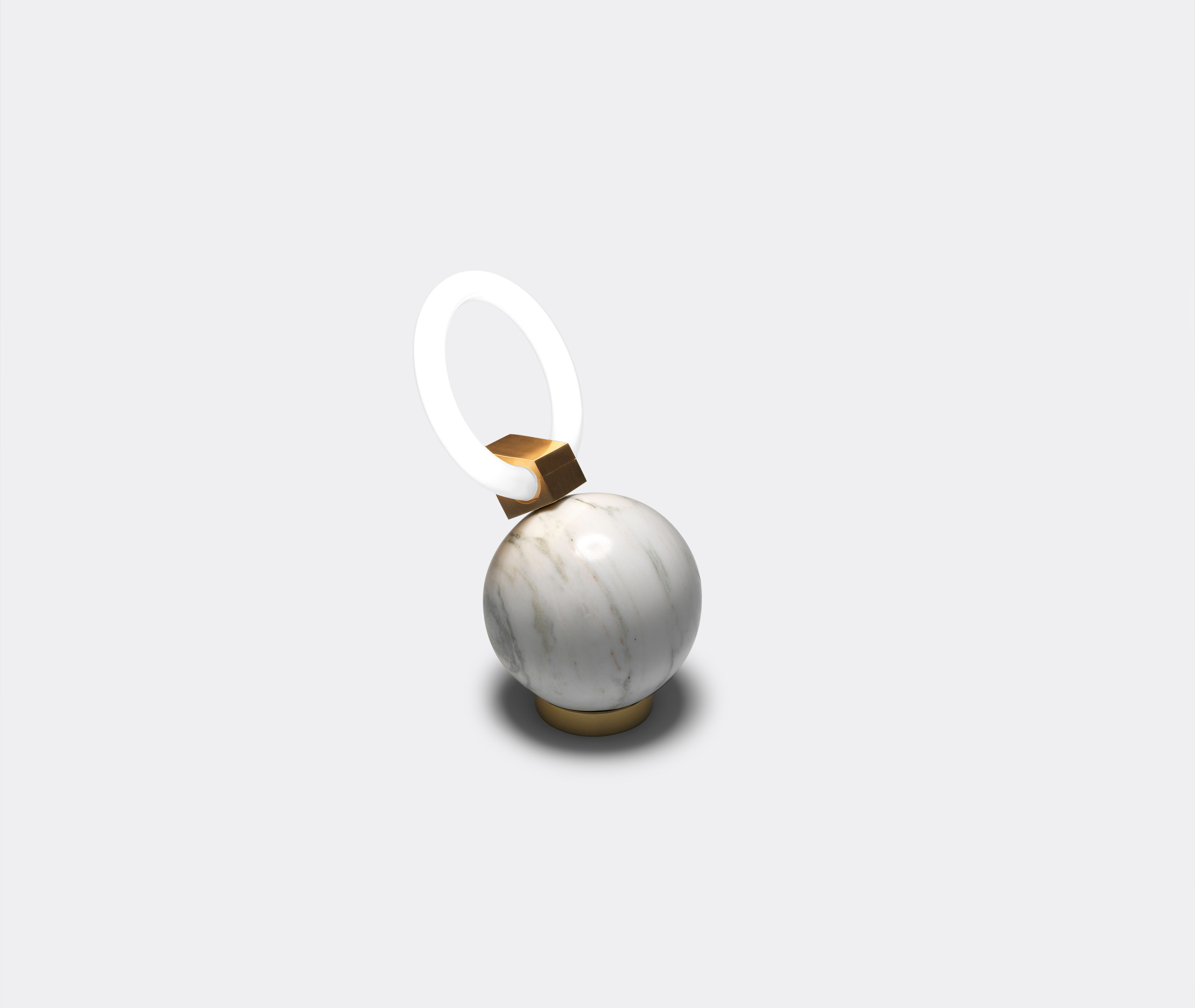 Chris Basias Studio Lighting White In White,gold