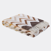 Missoni 'watamu' Throw, Beige Multicolor -  Blankets Multicolour Uni