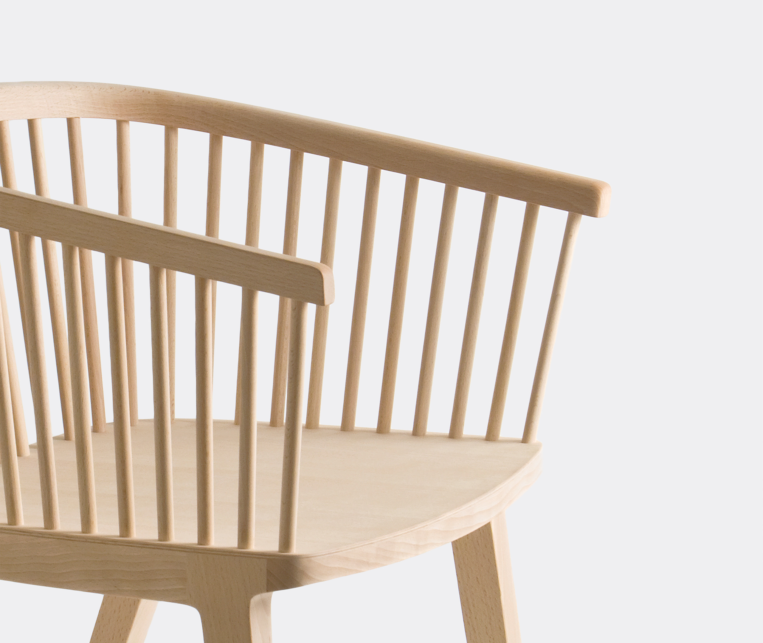Colé Seating Beech Wood Uni In Beech Wood
