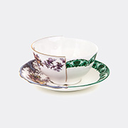 Seletti 'hybrid Isidora' Teacup With Saucer -  Tea And Coffee Multicolor Uni