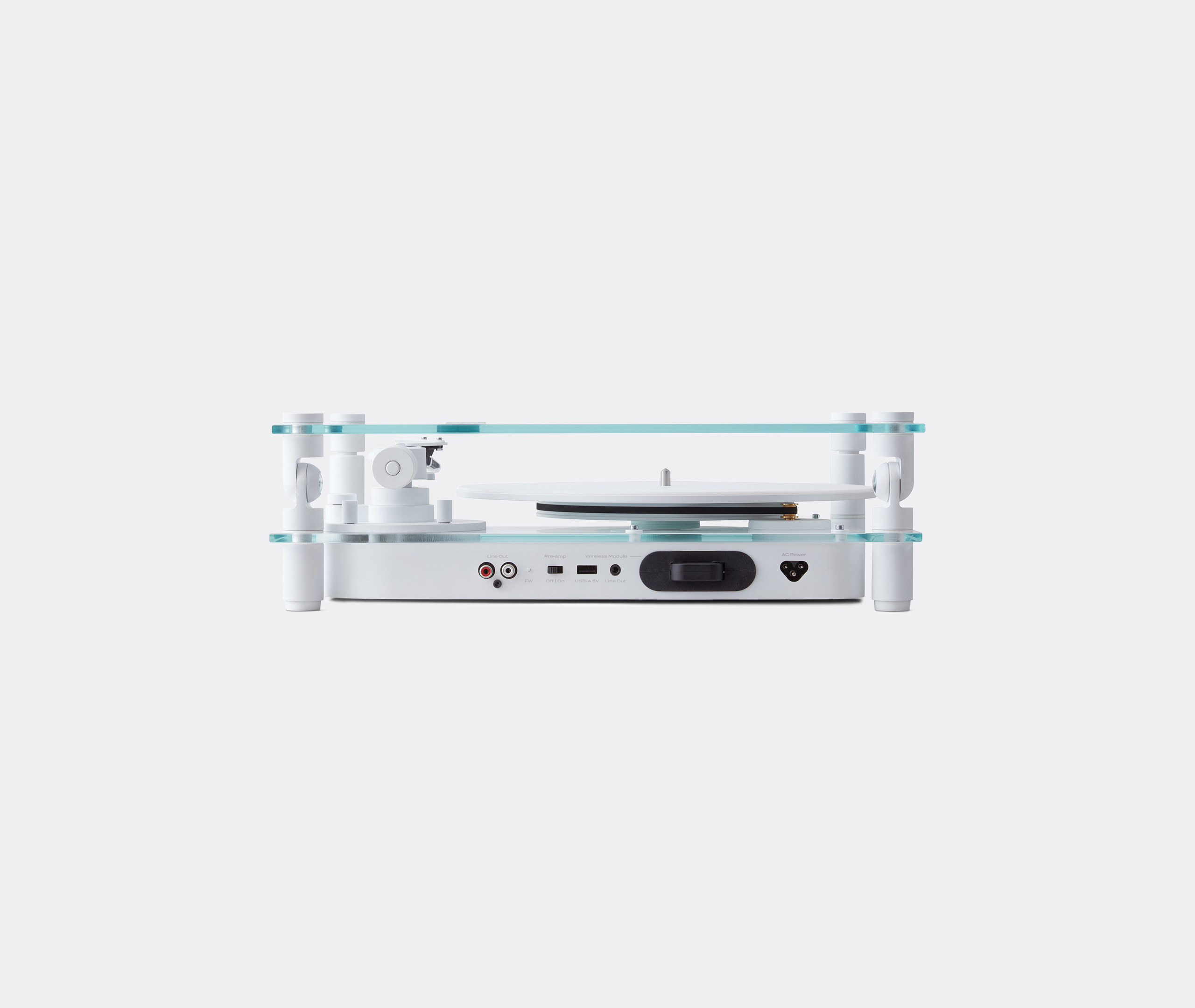 Transparent Audio White Uni In White