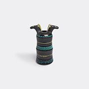 Bitossi Ceramiche 'two Horse Heads' Vase -  Vases Multicolour Uni