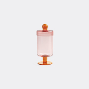 &k Amsterdam 'duo' Jar, Tall, Pink Multicolor -  Tea And Coffee Pink Uni